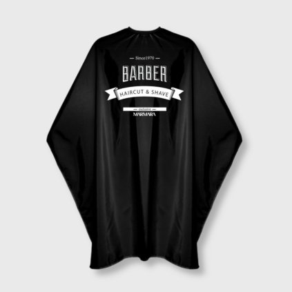 marmara barber cape black classic