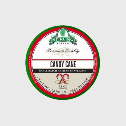 stirling soap company candy cane mydlo na holeni