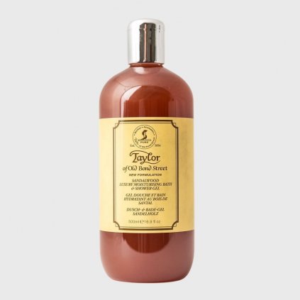 taylor of old bond street sandalwood bath shower gel 500ml