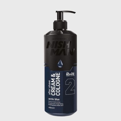 nish man cream cologne arctic blue 400ml