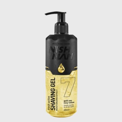 nish man shaving gel gold one 400ml