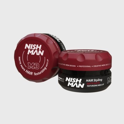 nish man matte paste texturizing mess up pasta na vlasy 100ml