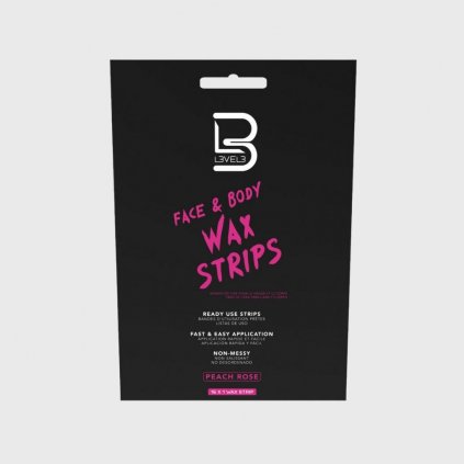 lv3 face and body wax strips