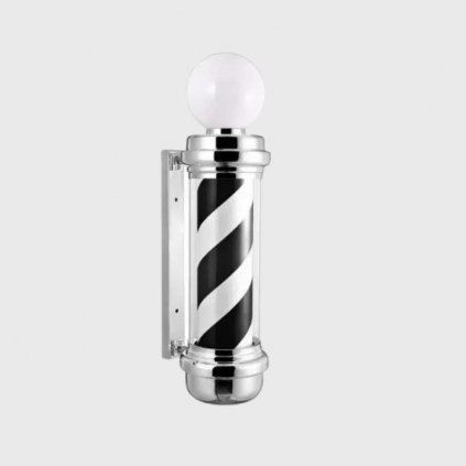epsilon black and white barber pole with sphere