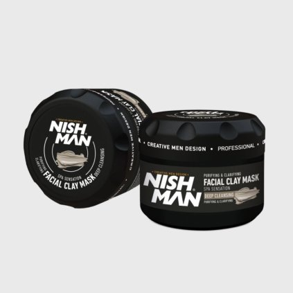 nishman face clay mask jilova maska na oblicej 450ml