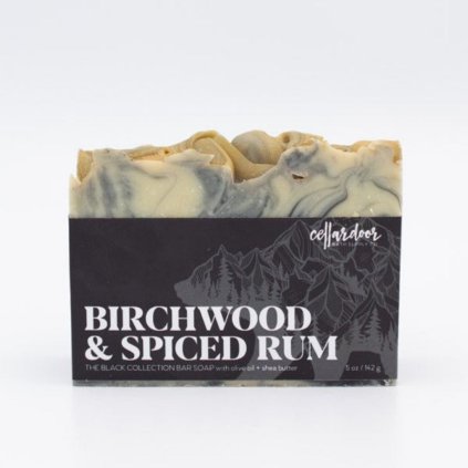 cellar door birchwood spiced rum tuhe mydlo 142g