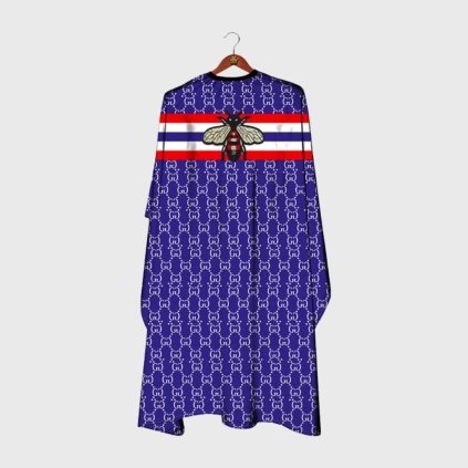 The Shave Factory Barber Cape Style Gucci Blue