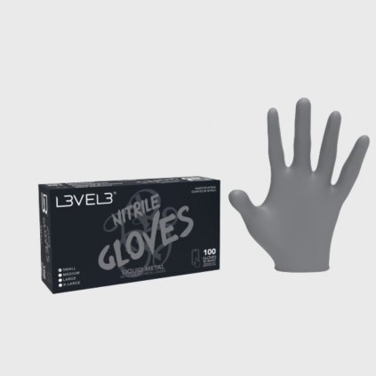 l3vel3 liquid metal nitrilove rukavice