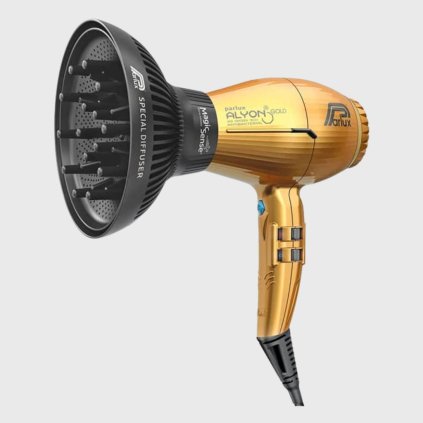 Parlux Alyon Hair dryer Gold Magic Sense special diffuser limited edition