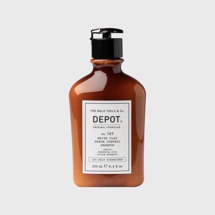 Depot 107 white clay sebum control shampoo 250ml