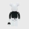 MEDICOM TOY 400% & 100% BE@RBRICK Snoopy White Sox Set