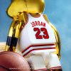 MEDICOM TOY 400% & 100% BE@RBRICK Michael Jordan 1991 World Champion (NBA)