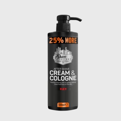 the shave factory ruby cream cologne 500ml