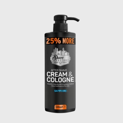 the shave factory sapphire cream cologne 500ml