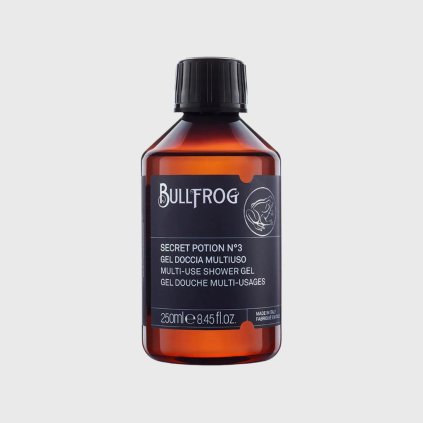 Bullfrog Secret Potion N3 Multi Use Shower Gél univerzálny umývací gél na telo, tvár a vlasy 250 ml