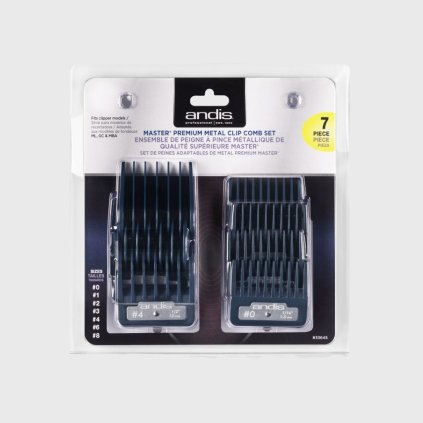 Ďalšie hrebene ANDIS 33645 Master Premium Set 7 ks