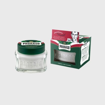 proraso zelený krém pred holením