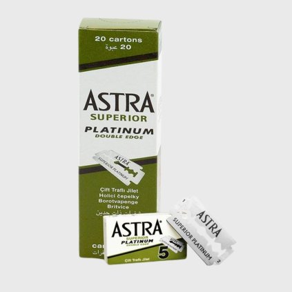 žiletky astra superior platinum s dvojitým ostrím 100ks