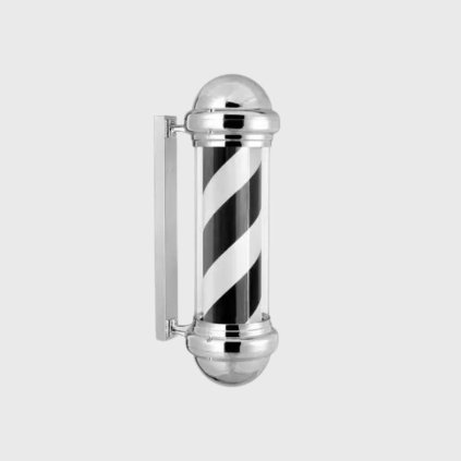 barber poľa black white