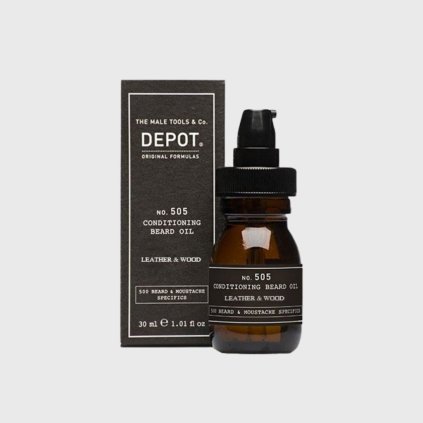 Depot 505 conditioning beard oil kože a dreva 30ml