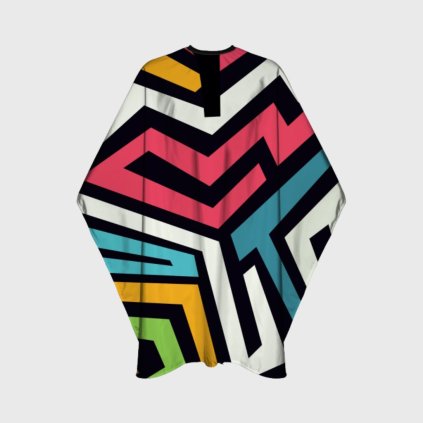 holičská pláštenka Marmara funky colors holičská pláštenka