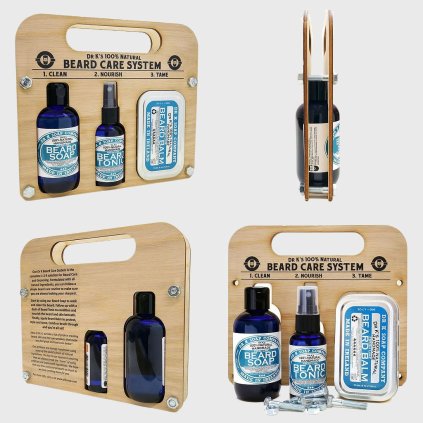 dr k soap company systém starostlivosti o bradu fresh lime darčeková sada