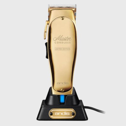 bezdrôtový zastrihávač vlasov andis master gold limited edition