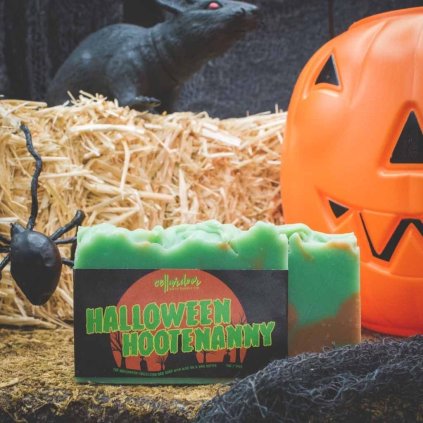 halloweenska mydlová párty v pivničných dverách