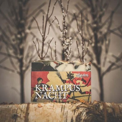 Prírodné masívne mydlo Pivničné dvere Krampus Nacht