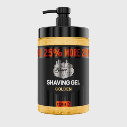 the shave factory zlatý gél na holenie 1250ml
