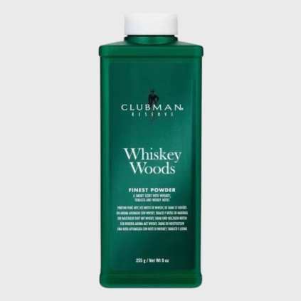 Clubman Pinaud Whiskey Woods Finest Powder telový púder 255g