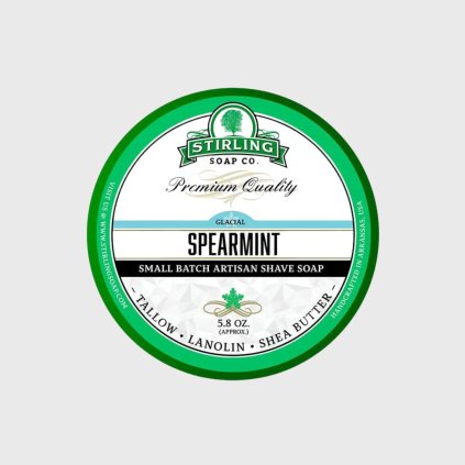 Stirling Soap Company Spearmint mydlo na holenie