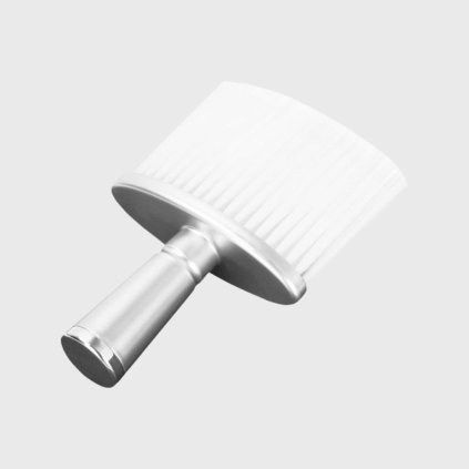 Prachová kefa strieborná