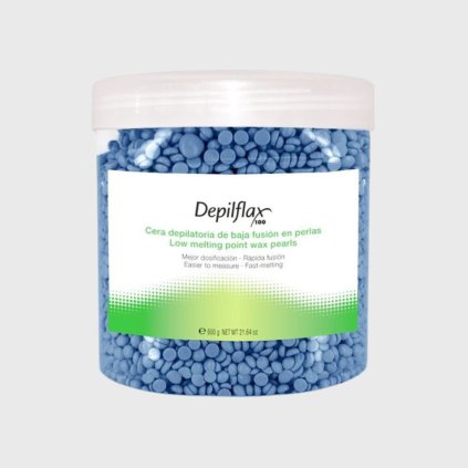 depilačné voskové guľôčky modré 600g