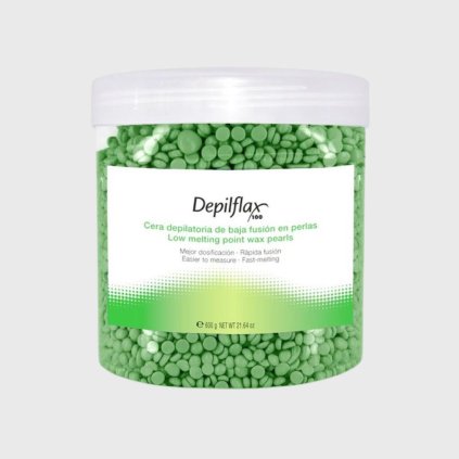 depilflax voskové guľôčky zelené 600g