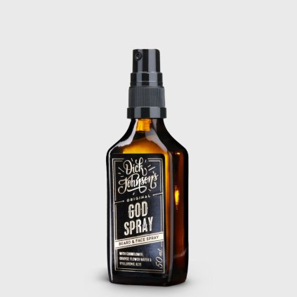 Pleťový sprej na tvár a fúzy Dick Johnson God Spray 50 ml
