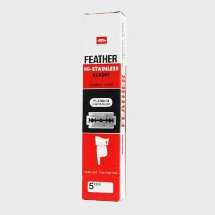 Žiletky na holenie Feather Hi Stainless Double Edge 100 ks