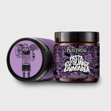 Bullfrog Street Bro exfoliačná čistiaca pasta na fúzy 100 ml