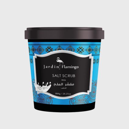 Jardin Flamingo Salt Scrub Milk soľný peeling pre výživu a hydratáciu 800 g