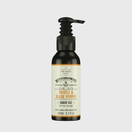 Scottish Fine Soaps Pestrec & Čierne korenie Gél na holenie, 100 ml