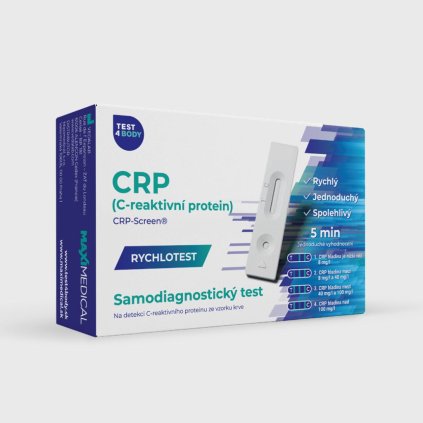 TEST4BODY CRP (C reaktívny proteín) samodiagnostický rýchlostest z krvi