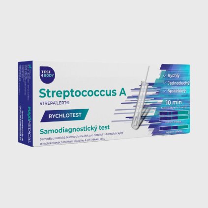 Samodiagnostický rýchly krvný test na streptokoky A
