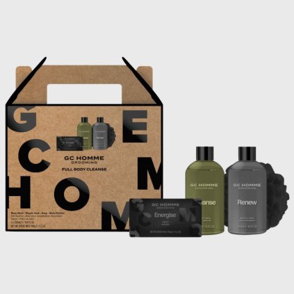 Grace Cole Pánska súprava starostlivosti o telo Mandarinka, Bergamot & Rozmarín, 4ks