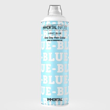 Immortal NYC Infuse One Day Hair Color Light Blue farba na vlasy v spreji svetlo modrá 200 ml