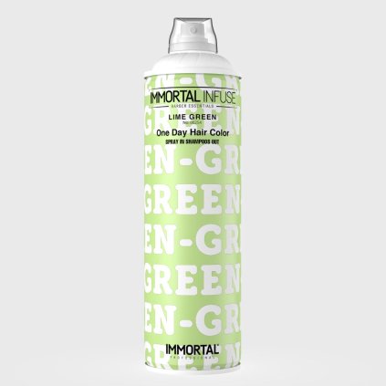 Immortal NYC Infuse One Day Hair Color Lime Green farba na vlasy v spreji svetlozelená 200 ml