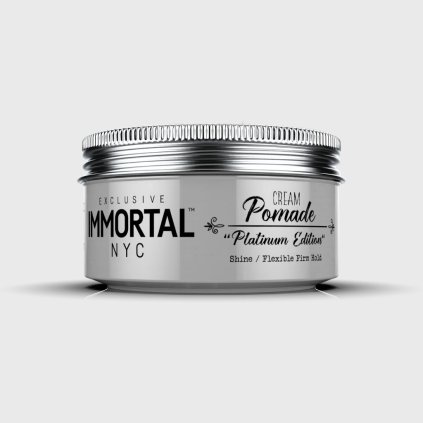 Immortal NYC Platinum Edition Cream Pomade krémová pomáda na vlasy 150 ml