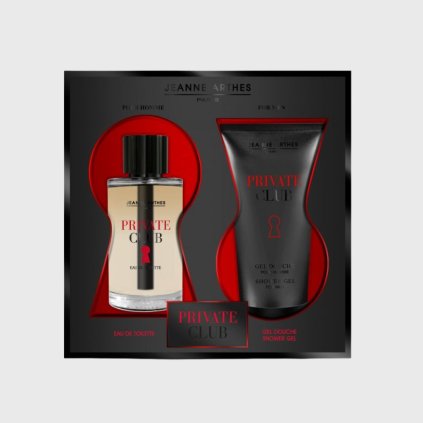 Jeanne Arthes Pánska darčeková sada Private Club EDT Citrón, Kardamóm & Čierne korenie, 2ks