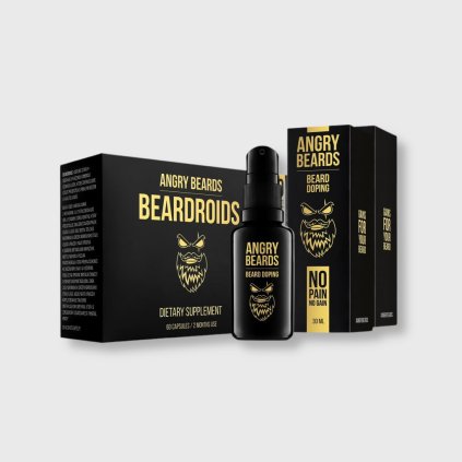 nahnevaný fúzy fúzy hrdza kit fúzy doping beardroids