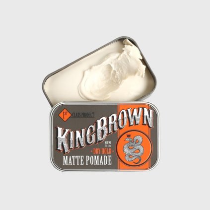 kráľovská hnedá matná pomáda 75g