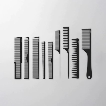 L3VEL3 Hair Comb Set sada hrebeňov na vlasy 9ks